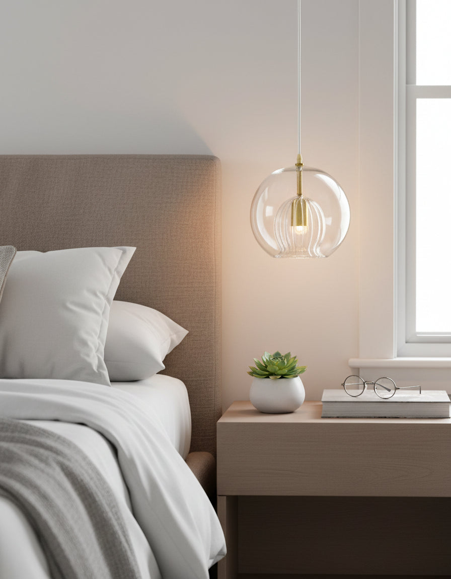 Clear Light Fixture For Room Decor - Les Trois Pyramide