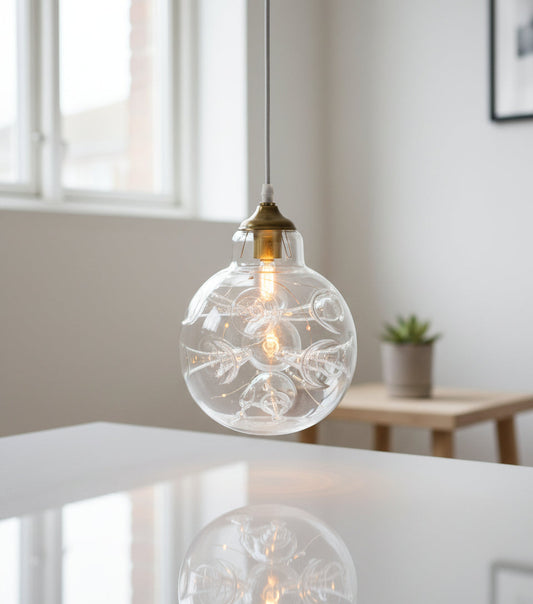 Clear Pendant Light For Kitchen Island - Les Trois Pyramide