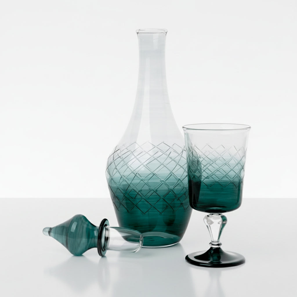 Decanter Sets For Wedding - Les Trois Pyramide