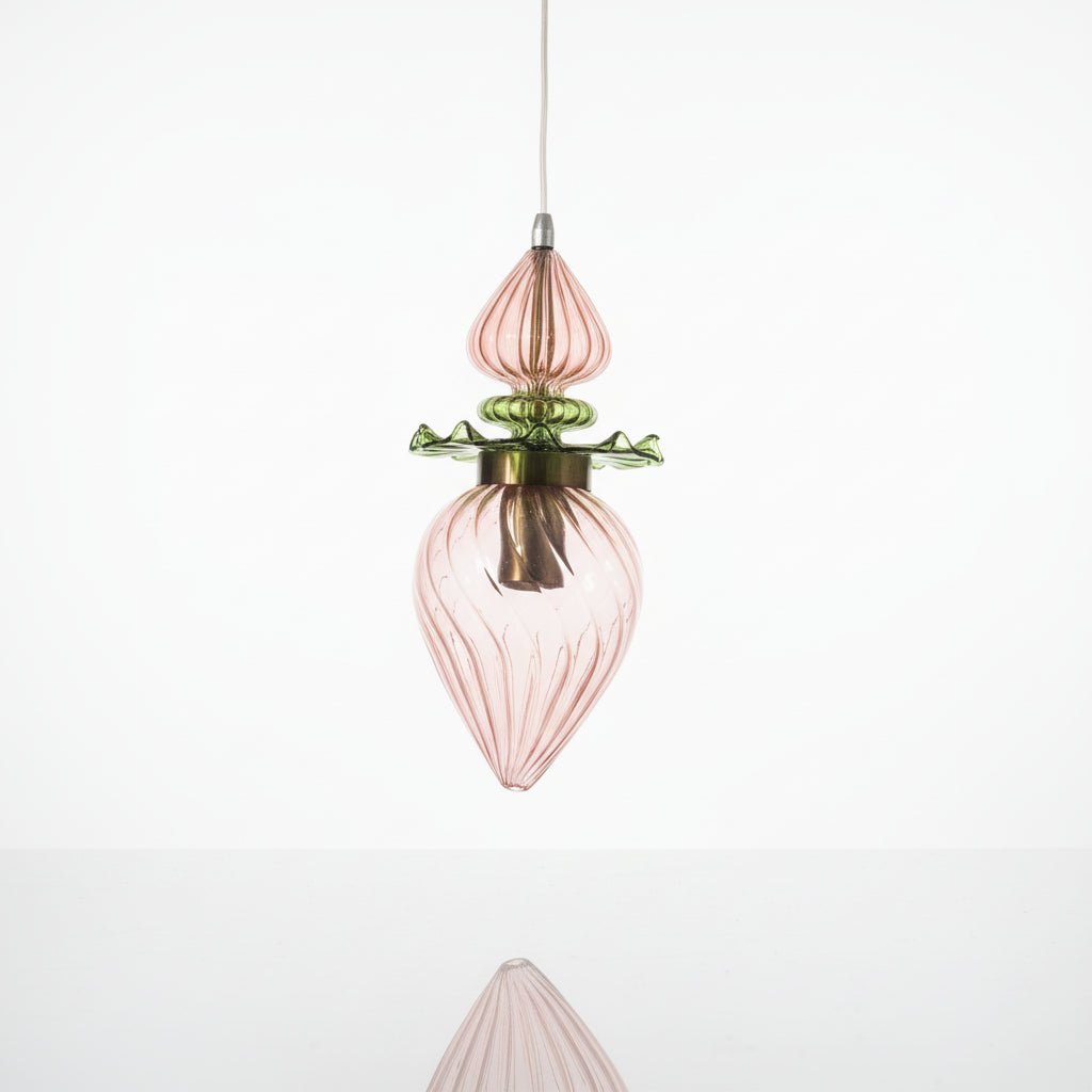 Flower Bloom glass pendant light with - Les Trois Pyramides