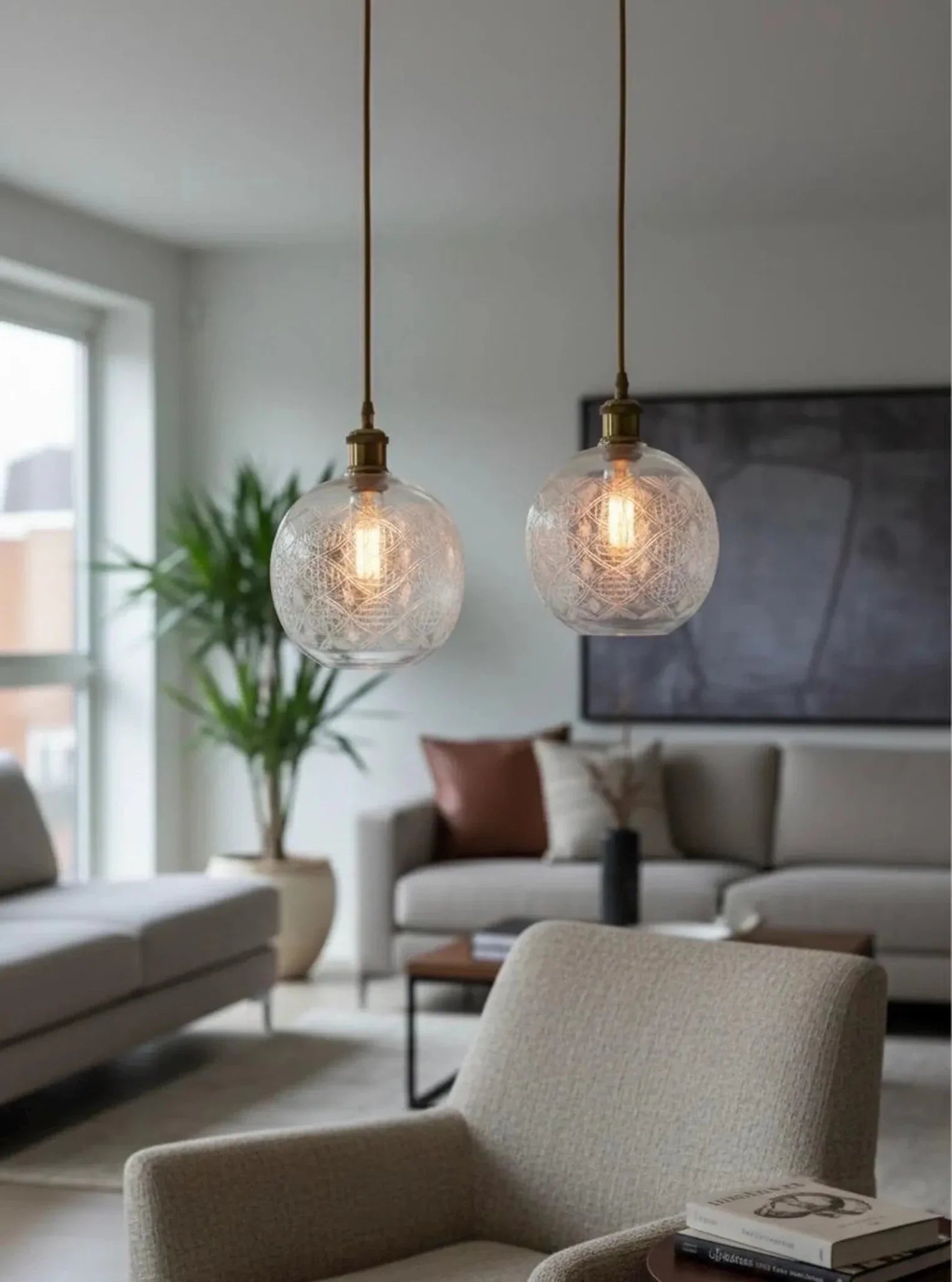 Industrial Pendant Light - Les Trois Pyramides