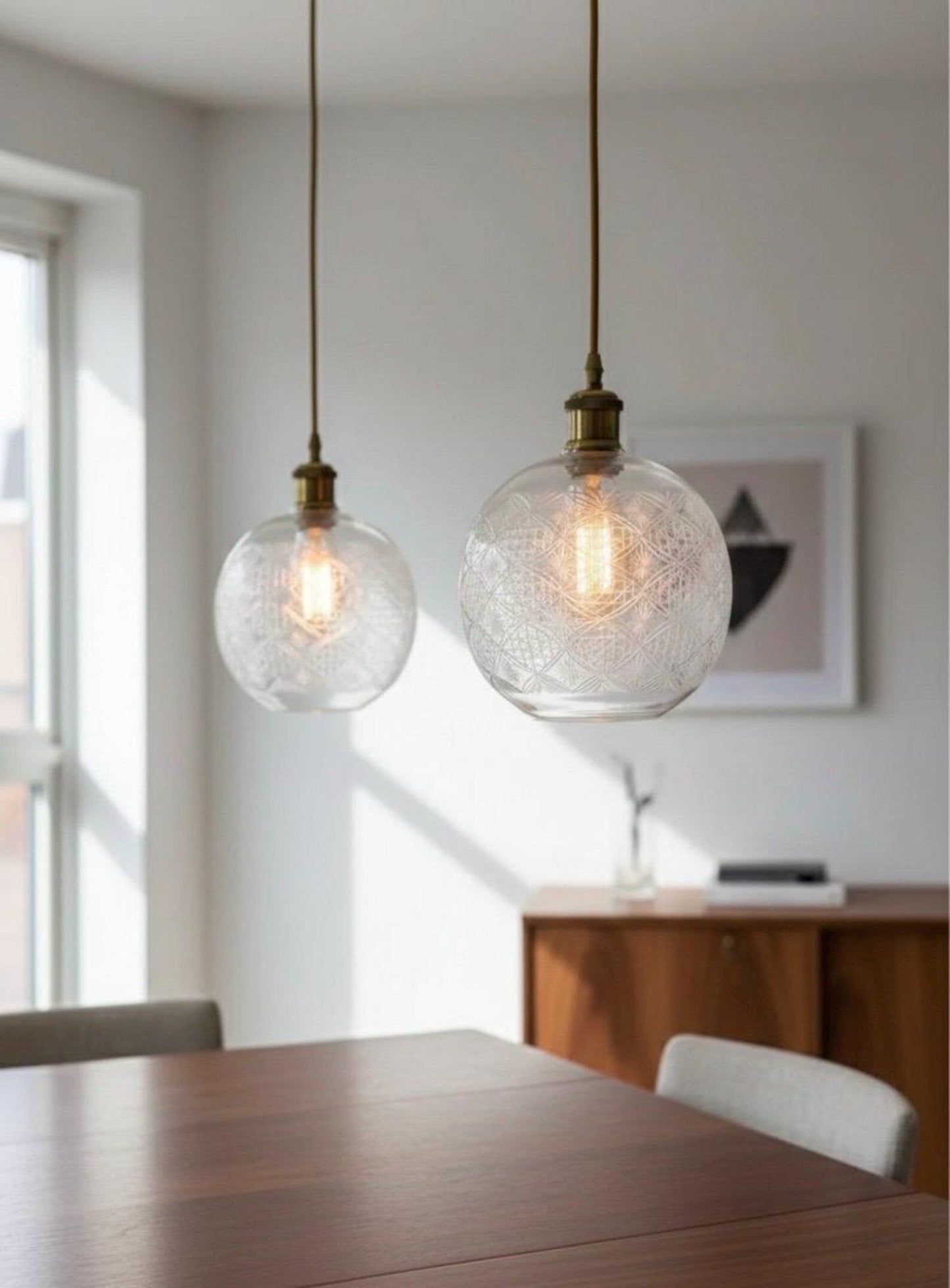 Industrial Pendant Light - Les Trois Pyramides