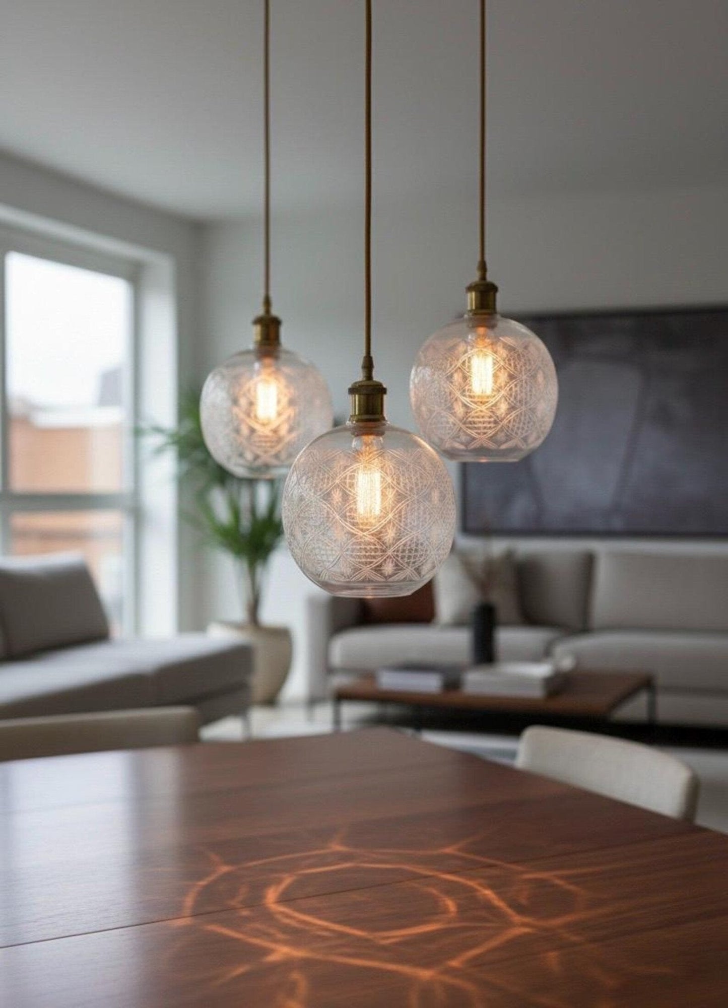 Industrial Pendant Light - Les Trois Pyramides
