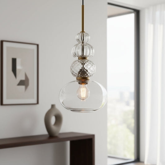 Large Pendant Light - Les Trois Pyramides