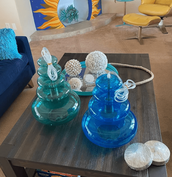 Modern Handmade Hanging Lamp for Dining Room Lights - Les Trois Pyramides 