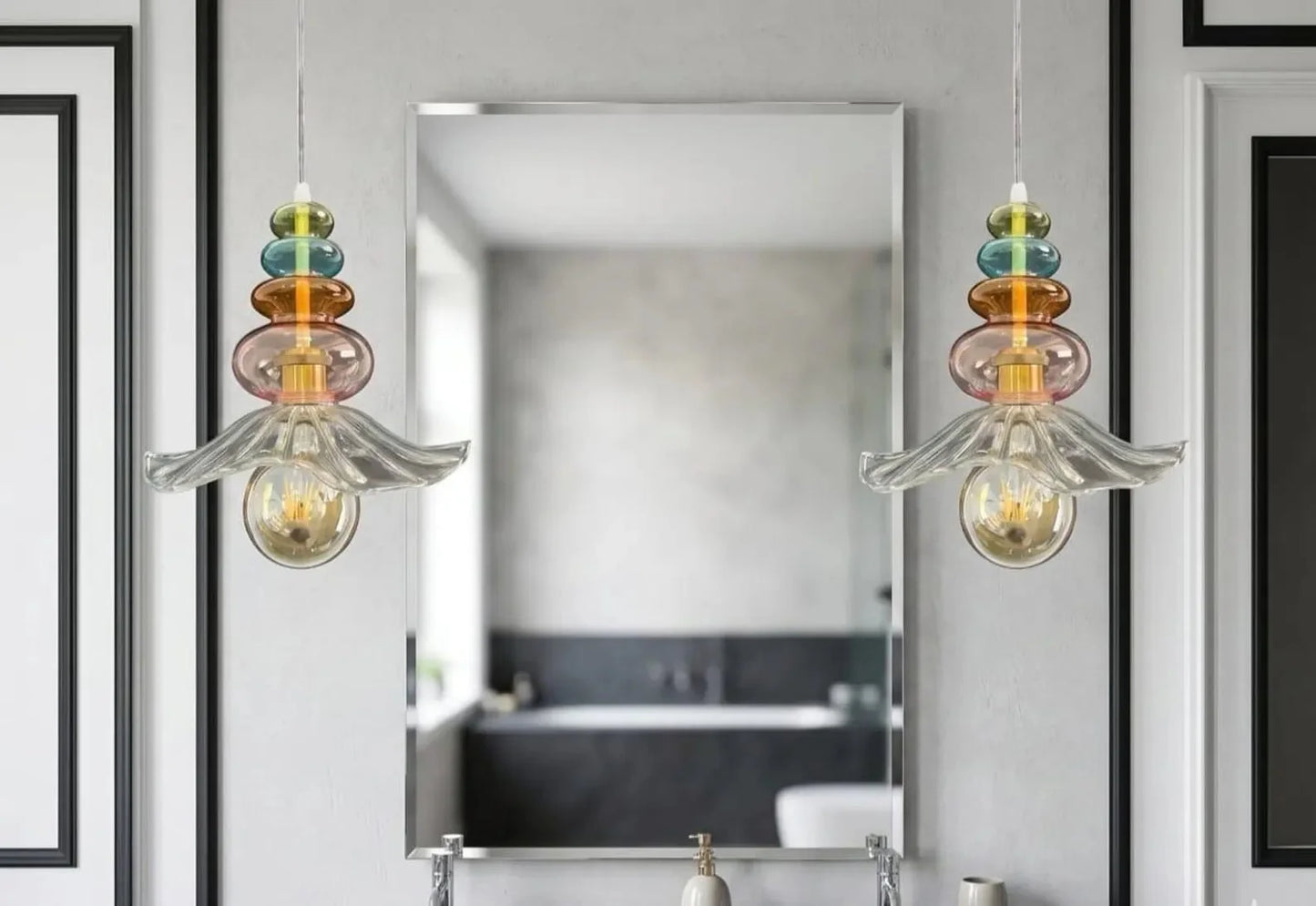 prism-glow-layers-light-pendant | Les Trois Pyramides