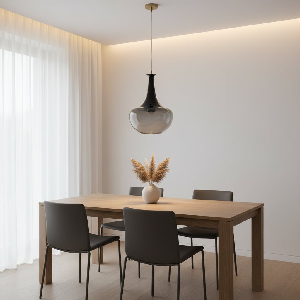 Smoky Glass Bottle Pendant Light – Hand-Blown Modern Glass Lighting
| Les Trois Pyramides.